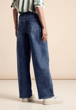 Load image into Gallery viewer, 378109 - Dark Blue Wide Legs Jeans - Street One