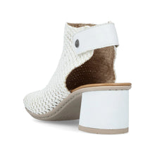 Load image into Gallery viewer, 64670- White Block Heel Sandal- Rieker