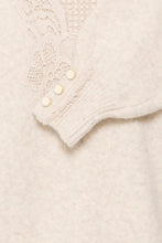 Load image into Gallery viewer, Jumper with Lace Detail on Neck - Fransa