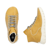 Load image into Gallery viewer, Yellow Fur Lined Boot - Rieker