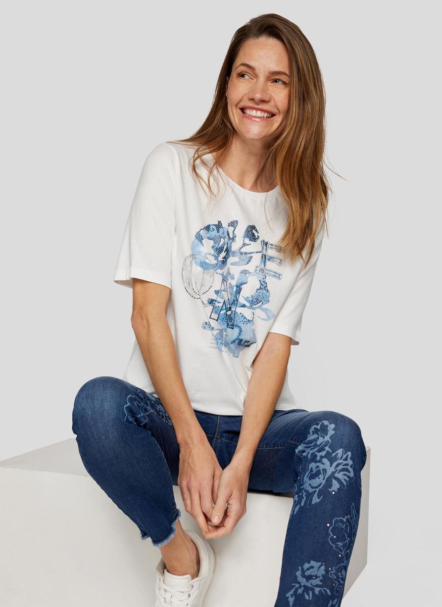 213300 - Denim Love Embellished T-Shirt - Rabe