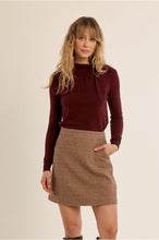 Load image into Gallery viewer, Dark Red Knitted Sweater - Molly Bracken