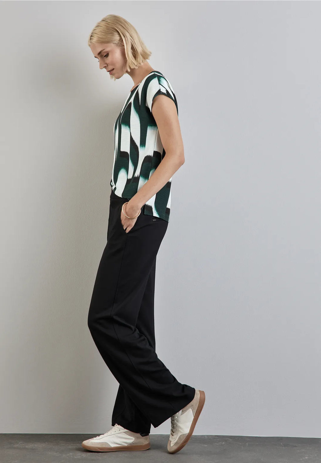 321955 - Printed Structured Shirt - Street One