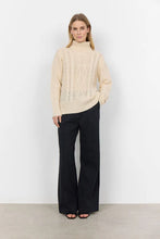 Load image into Gallery viewer, 33574 - Soft Knit Roll Neck Jumper- Cream - Soya Concept