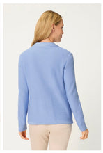 Load image into Gallery viewer, Long Sleeve Cloud Blue Cardigan - Olsen