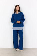 Load image into Gallery viewer, Estate Blue Blouse &amp; Jumper - Soya Concept