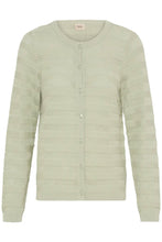 Load image into Gallery viewer, Sage Stripe Cardigan - Fransa