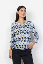 Load image into Gallery viewer, Blue Pattern Top - Soya Concept