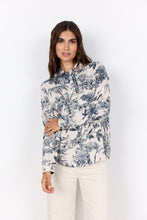 Load image into Gallery viewer, Carli (1) Navy Combination Shirt - Soya Concept