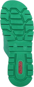 V1088- Green Chain Detail Slip On Sandal- Rieker