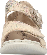 Load image into Gallery viewer, V7472- Multicolour Velcro Strap Sandal- Rieker