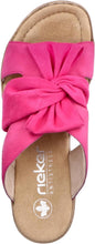 Load image into Gallery viewer, 68789- Pink Wedged Slip on Sandal- Rieker