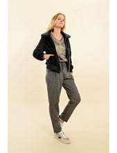 Load image into Gallery viewer, 1552 - Dark Grey Faux-Fur Jacket - Molly Bracken