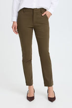 Load image into Gallery viewer, Straight Leg Trousers Green - B.Young