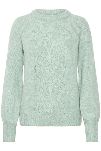 Puff Sleeve Knit Jumper - B.Young