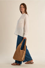 Load image into Gallery viewer, Oversized Straw Bag - Molly Bracken