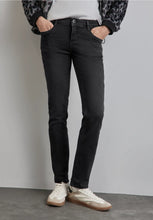 Load image into Gallery viewer, 377770- Black Thermo Jeans - Street One