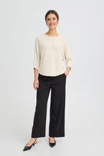 Load image into Gallery viewer, Cream Knitted Jumper - Fransa