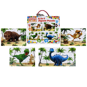 The World of Dinosaur Roar! 4-in-1 Puzzle