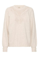 Load image into Gallery viewer, Jumper with Lace Detail on Neck - Fransa