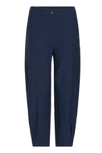 Load image into Gallery viewer, Navy Barrel Pants - Fransa