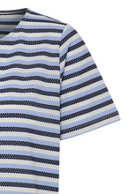 Load image into Gallery viewer, Navy&amp;Blue stripe T-shirt - Fransa