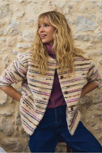 Load image into Gallery viewer, Ladies Woven Jacket Off White - Molly Bracken