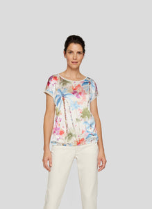 124364 - Floral Printed T-shirt - Rabe