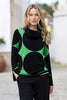 Green Print Sweater - Marble