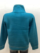 Load image into Gallery viewer, PF200- Petrol Blue Zip Jacket with Diamonte Detail -Castle