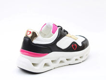 Load image into Gallery viewer, Josey - White/Black/Fuchsia Trainer - Heavenly Feet