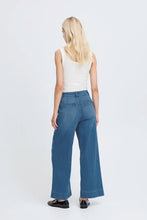 Load image into Gallery viewer, Blue Denim Cropped Jeans - b.young