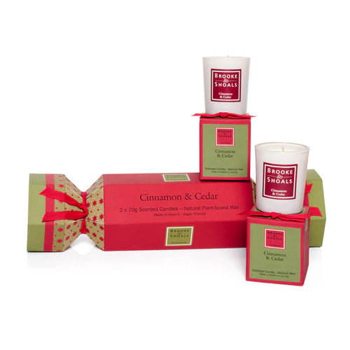 Christmas Candle Craker Giftset - Brooke & Shoal