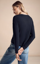 Load image into Gallery viewer, 321672- Knit Button Up Cardigan- Navy- Street One