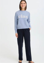Load image into Gallery viewer, Blue Knitted Jumper - Fransa