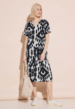 Load image into Gallery viewer, 143862- Black Print Linen  Dress - Street One