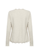 Load image into Gallery viewer, Cream Cardigan with Lace Trim - Soya Concept