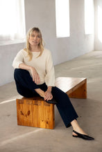 Load image into Gallery viewer, Cream Knitted Jumper - Fransa