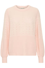 Load image into Gallery viewer, 4175- Knitted Jumper- Beige- Pink