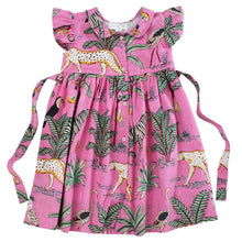Load image into Gallery viewer, GD111- Pink Safari Button Dress - Powell Craft