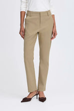 Load image into Gallery viewer, Tan Colour Straight Leg Trousers - b.young