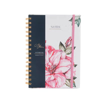Load image into Gallery viewer, Rose Print A5 Notebook