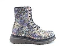 Load image into Gallery viewer, Eva Floral Purple Boot - Heavenly Feet