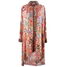 Load image into Gallery viewer, NSDQ890- Elora Floral Shirt Dress - Powell Craft