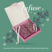 Load image into Gallery viewer, William Morris Scented Wax Tablets- Lavender &amp; Rice Flowers