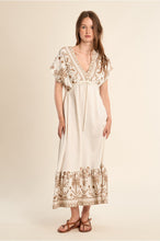 Load image into Gallery viewer, Long Embroidered Dress - Molly Bracken