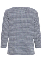 Load image into Gallery viewer, Navy Check Top - Fransa