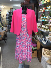 Load image into Gallery viewer, 725- Pink &amp; Blue Mix Dress and Jacket- Avalon