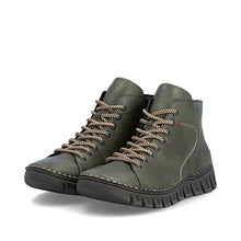 Load image into Gallery viewer, Green Fur Lined Boot - Rieker