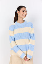 Load image into Gallery viewer, Sky Blue Stripe Knit Jumper - Soya Concept